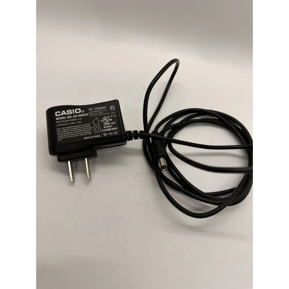 OEM Casio AC Adapter AD-A60024‎ Calculator Charger Power Supply Wall Charger